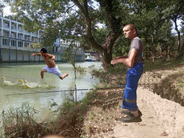 Фотожаба про рыбака "Улов"