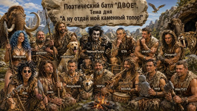 Двое, поэтический батл
