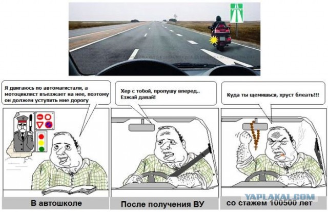 Как "сдают" на авто-права сейчас