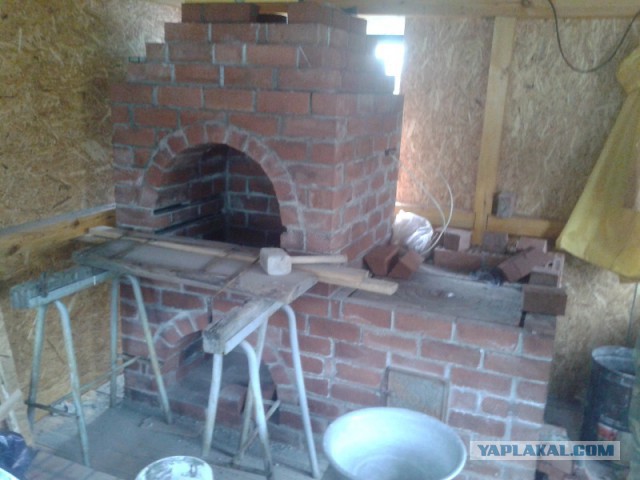 Мангал кирпичный