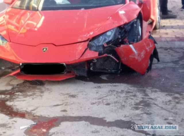 Lamborghini разбилась о Matiz в Симферополе