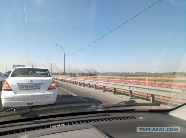 В Ростове пожар