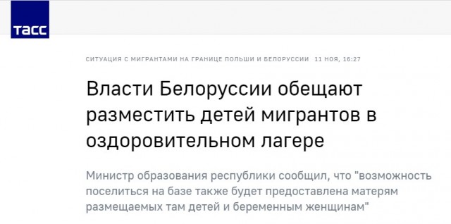 Мигрантам на границе предложили попросить убежища в Беларуси или вернуться домой