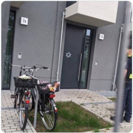 Звезда Давида на домах евреев