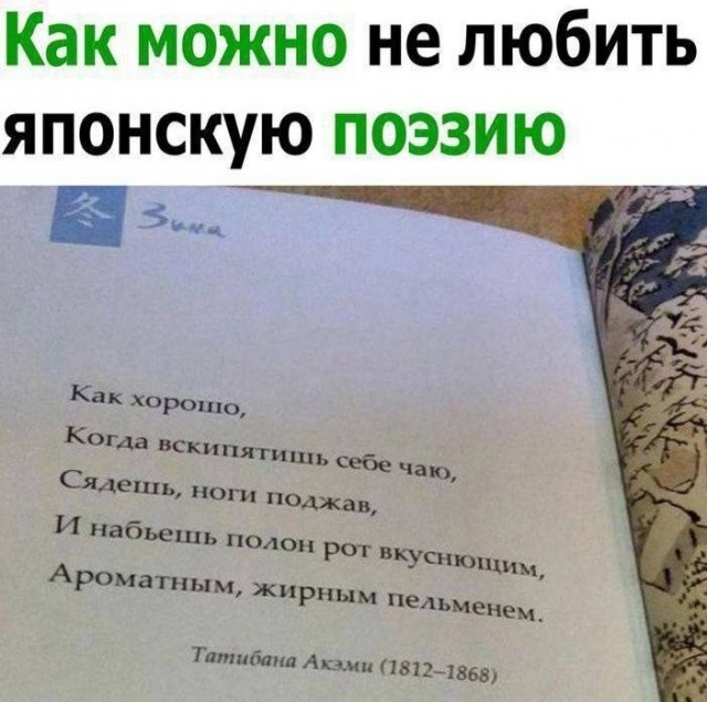 Японская поэзия прекрасна!!!