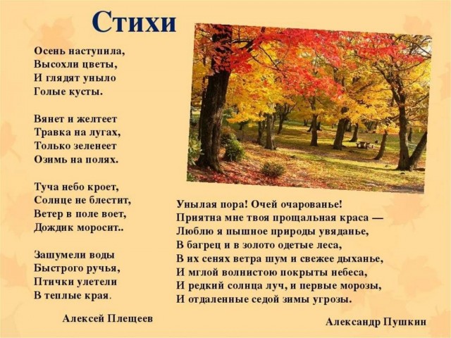 Осень наступила...