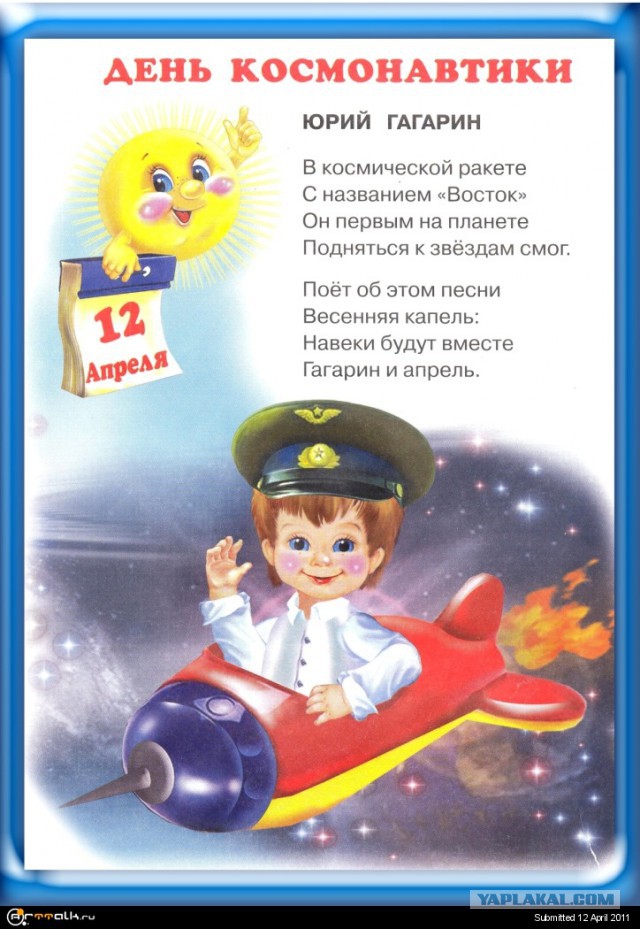 12 апреля. День первого полета человека в космос