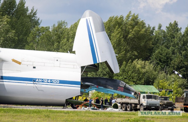 Видео аварии Су-34 в Бутурлиновке 4 июня 2015 года