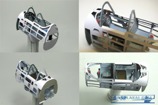 Ла-5ФН. Модель самолета из бумаги