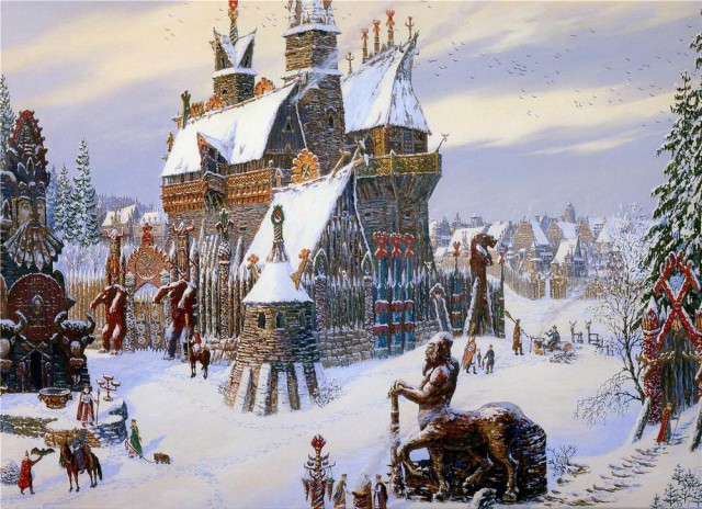 Всеволод Иванов - славянские картины