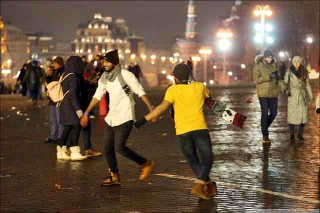 Как в Москве 2019 встретили