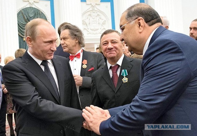 Путин наградил орденами Бориса Ротенберга и Владимира Потанина