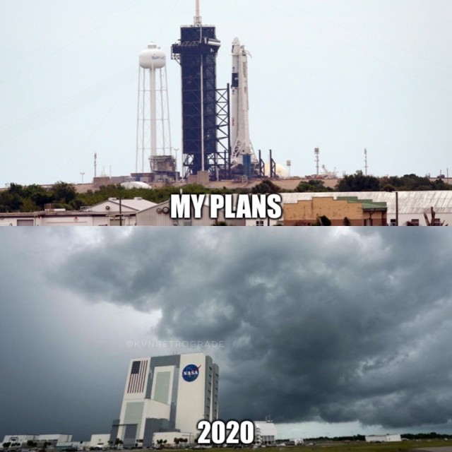 Прямая трансляция пилотируемого запуска SpaceX Crew Dragon