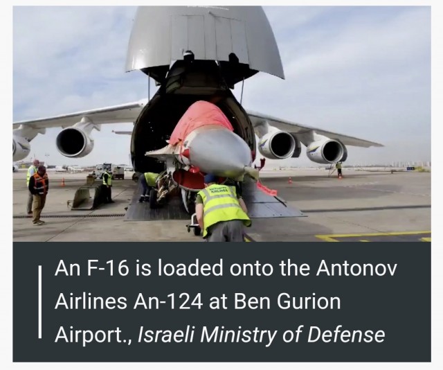 F-16 привезли из Аризоны на Украину на борту Ан-124 "Руслан"