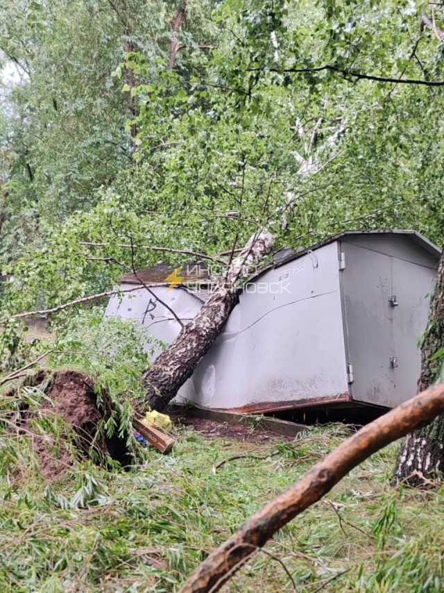Последствия сегодняшнего шторма в Ульяновске