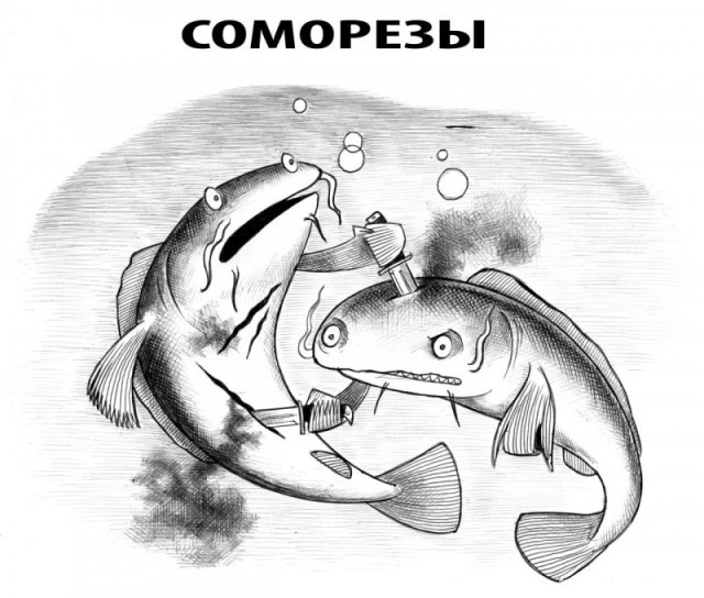 Отборный чёрный юмор карикатур Сергея Корсуна
