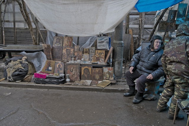 Вернисаж или "блошиный" рынок.