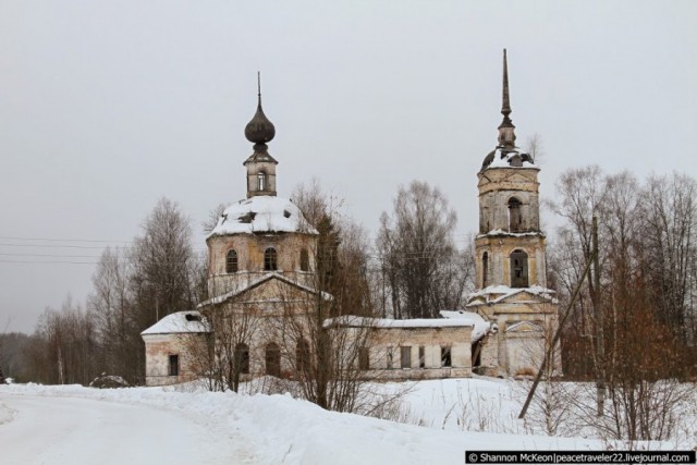 Один день американки в российской деревне.