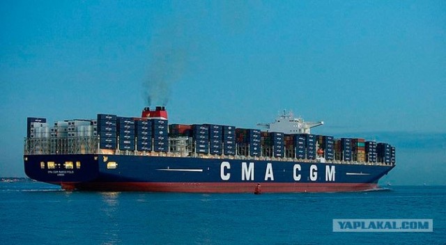 Самый большой корабль-контейнеровоз – Марко Поло