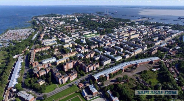 Ночной Петербург с квадрокоптера