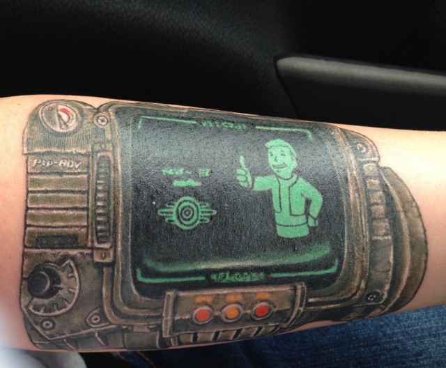 12 татуировок на тему вселенной Fallout