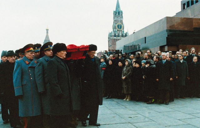 15.11.1982. Похороны Л.И.Брежнева.