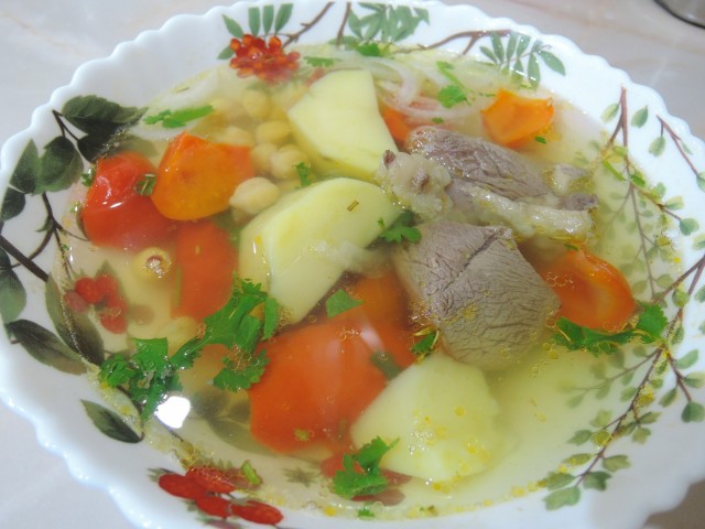 Вкусный суп, почти шурпа