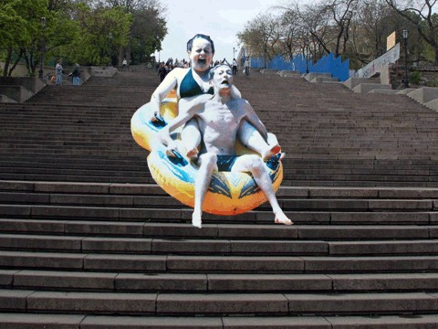 Фотожаба: Герой аквапарка