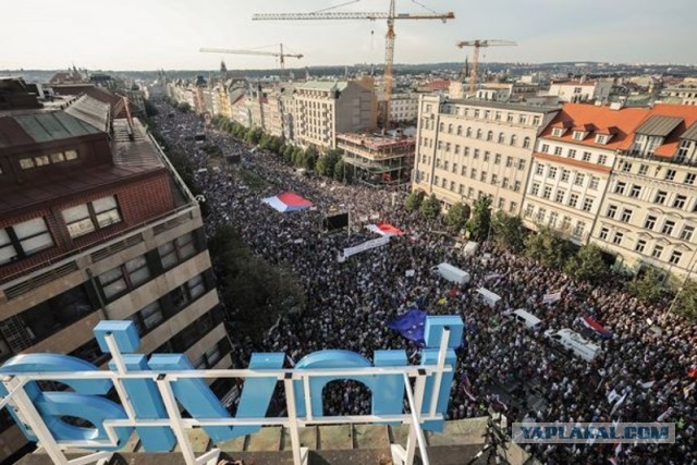 В Чехии прошли антироссийские митинги