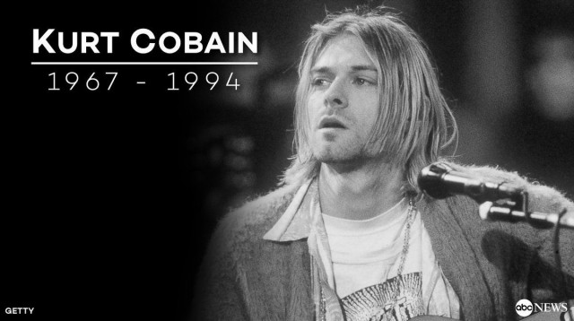5 апреля 1994 года покончил с собой Курт Кобейн вокалист и гитарист американской грандж группы Nirvana.