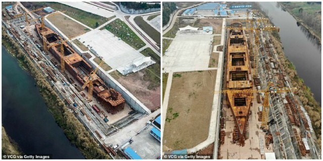 В Китае продолжается строительство точной копии "Титаника"