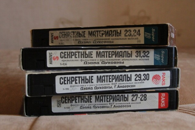 Самые просматриваемые видеокассеты VHS на видиках в 90-е.