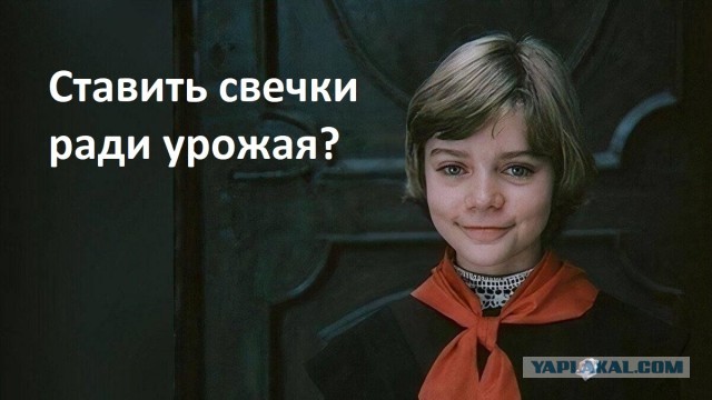 Глава Минсельхоза призвала молиться и ставить свечки ради урожая