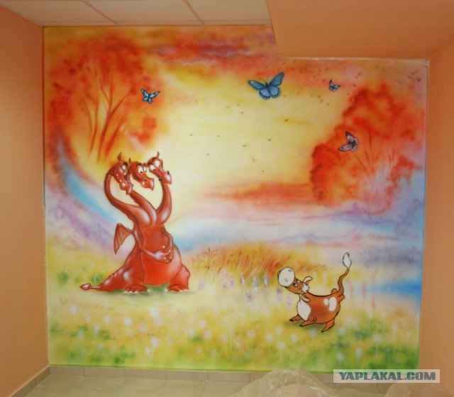 Роспись детского центра