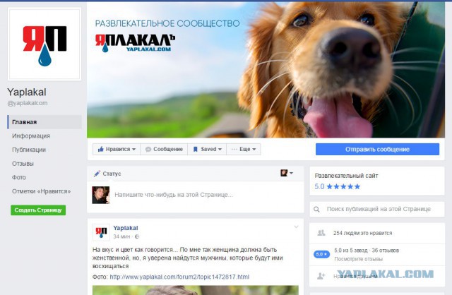 ЯП на Facebook: возрождение