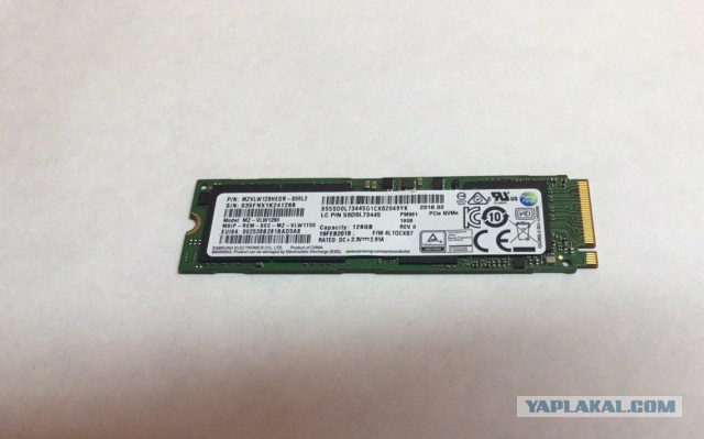 Продам SSD 128GB Samsung MZ-VLW1280