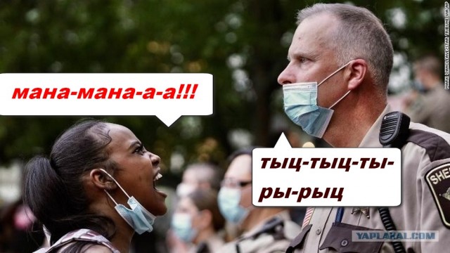 Карта протестов в США