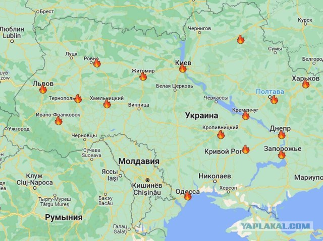 По всей Украине началось