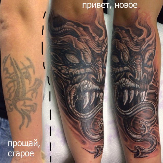 Супер-татуировки мастера Дмитрия Самохина