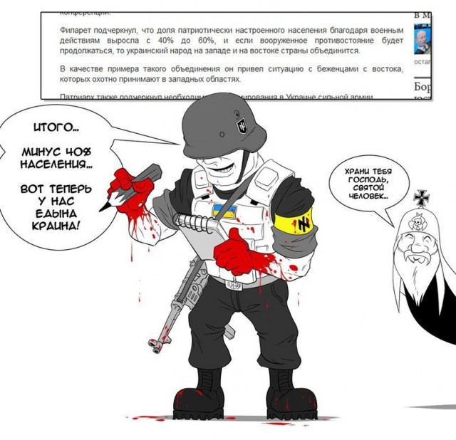 Глава украинской церкви Филарет угрожает