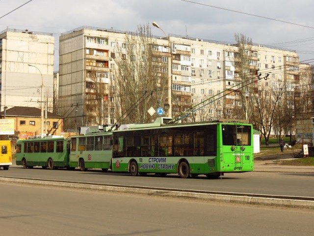 Электротранспорт в городах Донбасса