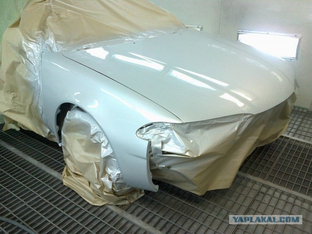 Замена стойки и крыла на hyundai sonata