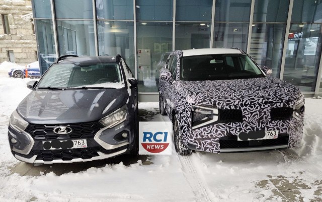Новый кроссовер LADA Azimut: базовую версию показали вживую внутри и снаружи