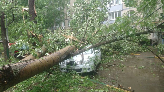 В Москве ураган!
