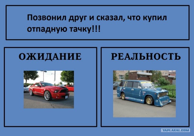 Фотожаба: Ожидание / Реальность