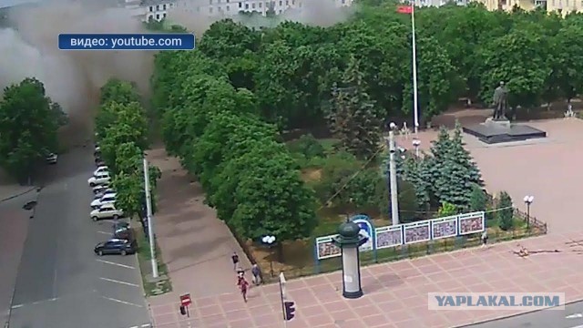 Очередной обстрел Донецка