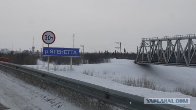 Информационные знаки на дорогах Ямала