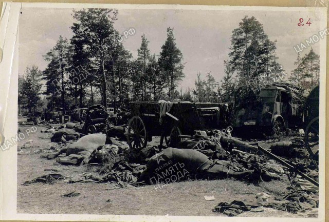 Результат работы нашей авиации (июнь 1944)