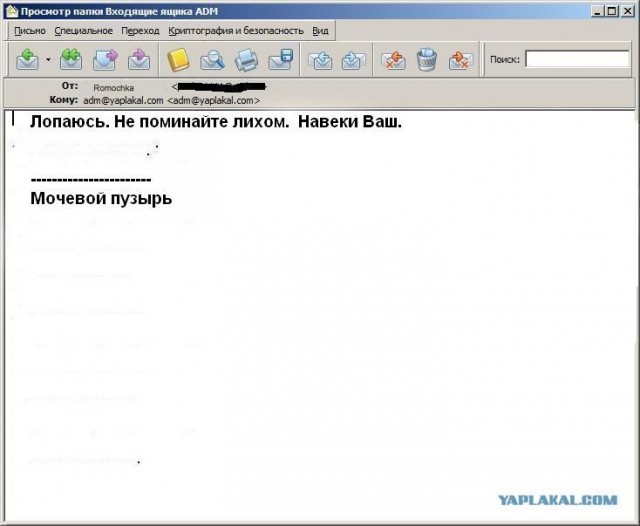 Почему меня забанили на ЯПлакалъ?