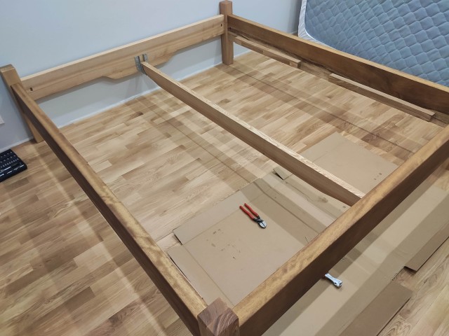 Изготовление кровати из слэба ироко